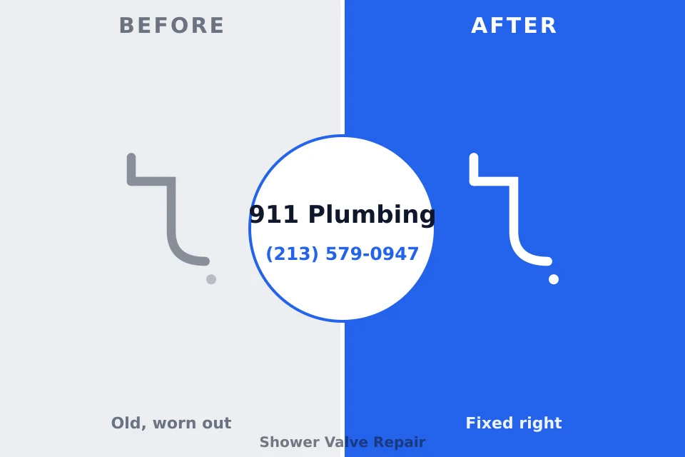 Before and after: plumbing company New Middletown, OH